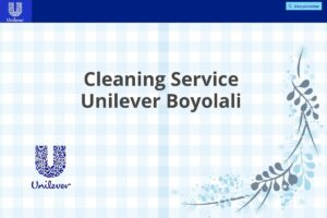 Cleaning Service Unilever Boyolali