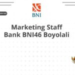 Marketing Staff Bank BNI46 Boyolali
