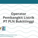 Operator Pembangkit Listrik PT PLN Bukittinggi