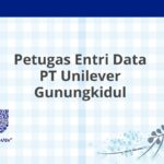 Petugas Entri Data PT Unilever Gunungkidul