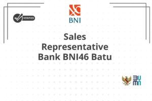 Sales Representative Bank BNI46 Batu