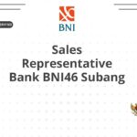 Sales Representative Bank BNI46 Subang