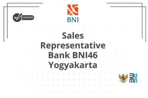 Sales Representative Bank BNI46 Yogyakarta