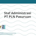 Staf Administrasi PT PLN Pasuruan