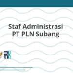 Staf Administrasi PT PLN Subang